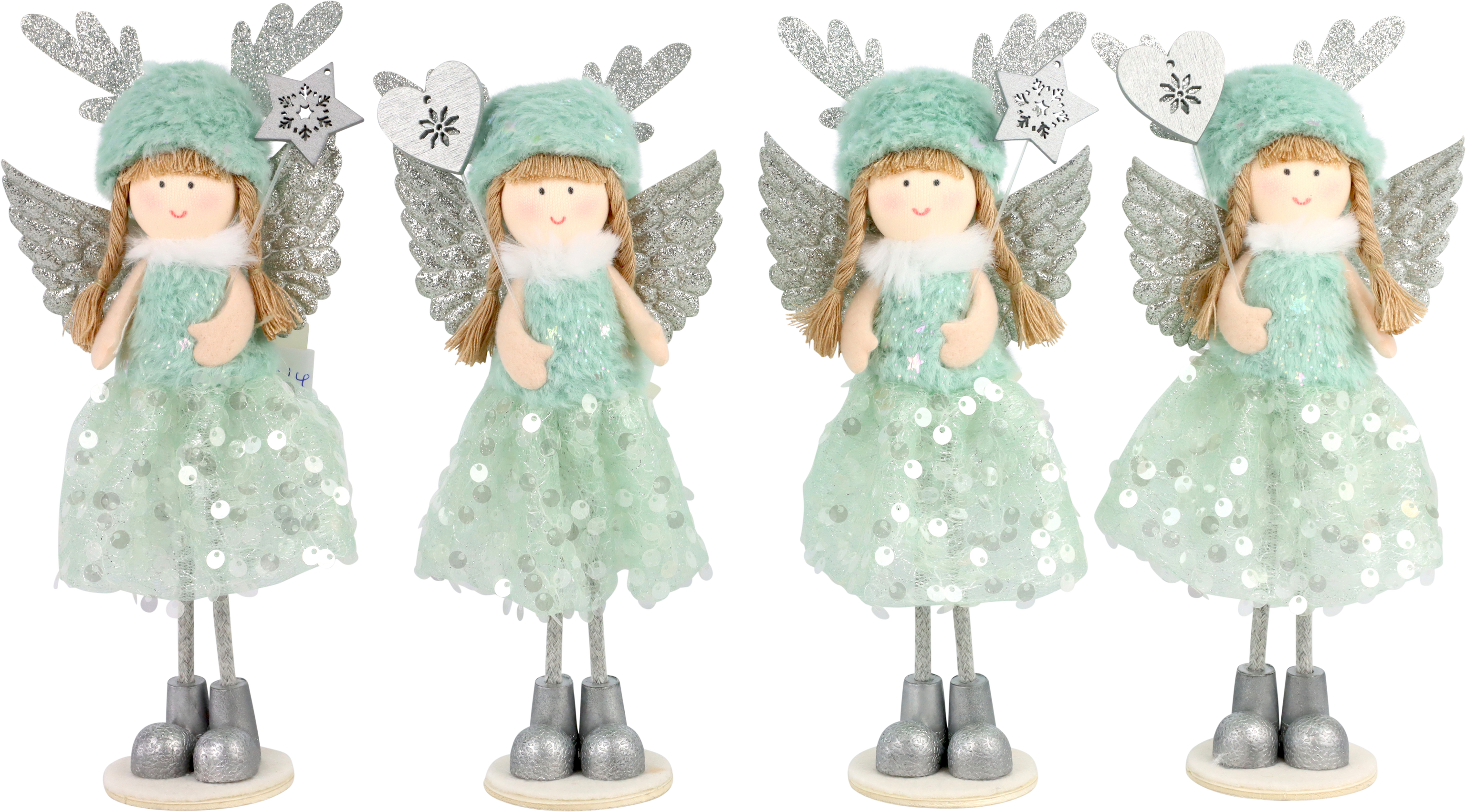 7078 FIGURAS DE ÁNGEL «SALVIA» S/4
