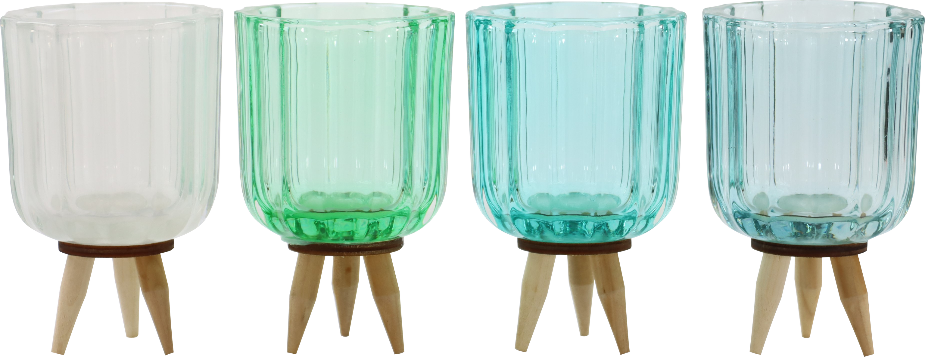 7085 PORTACANDELE  SERENITY  4PZ