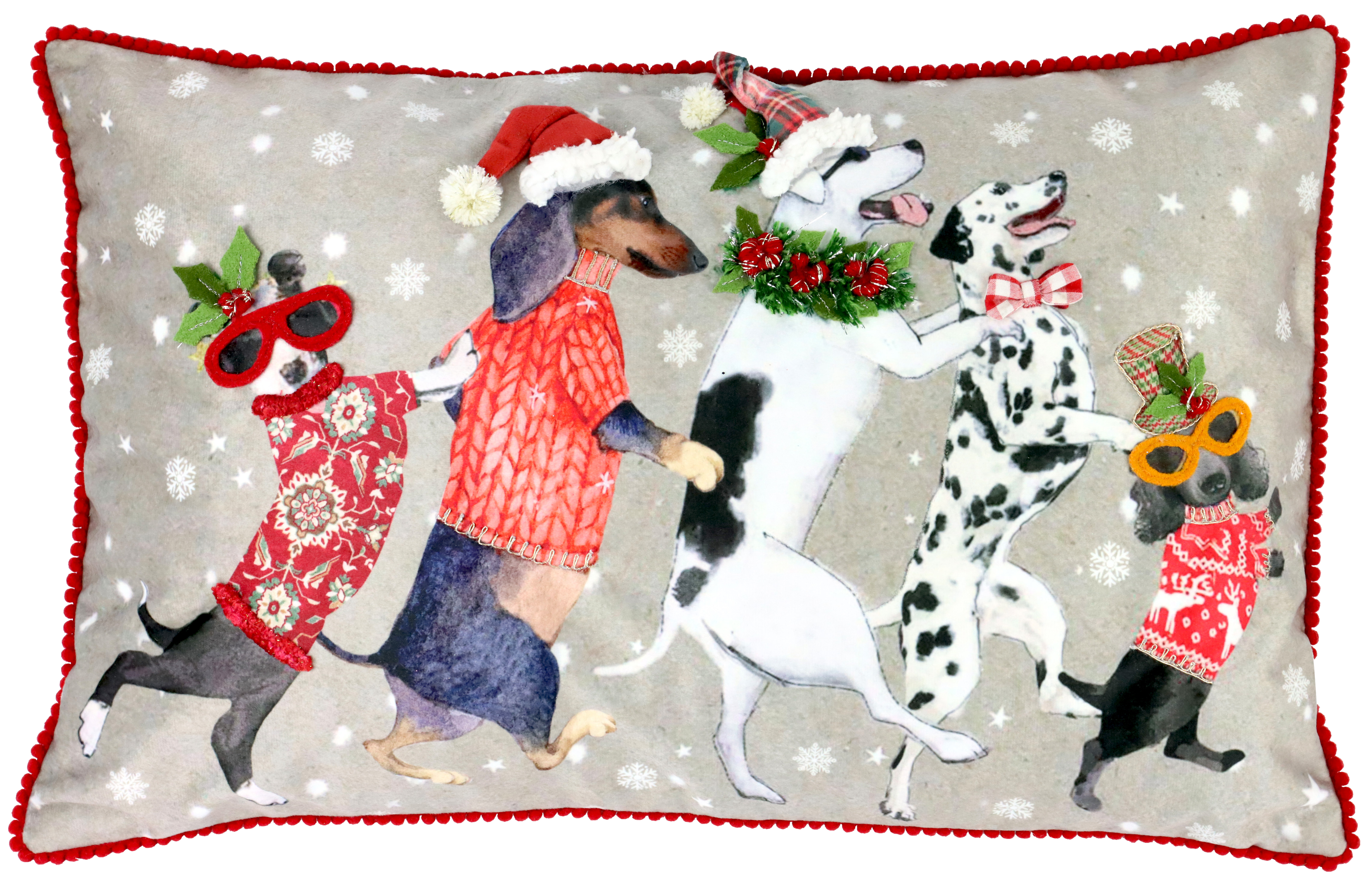7176 FUNDA COJÍN DOG-PARADE 30x50