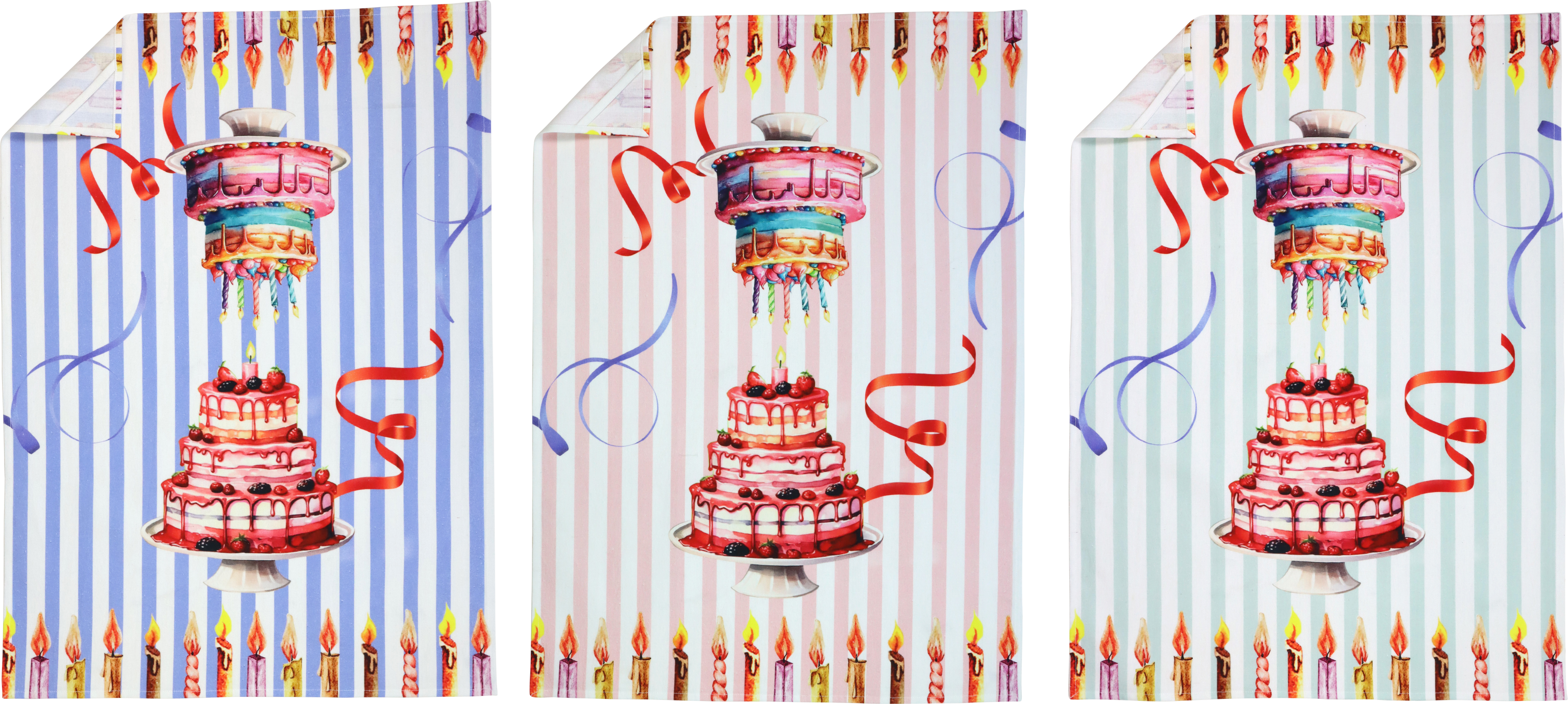 7179 VESTITI DA CUCINA CAKE PARTY  3PZ