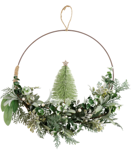 7249 DECO WREATH FOREST