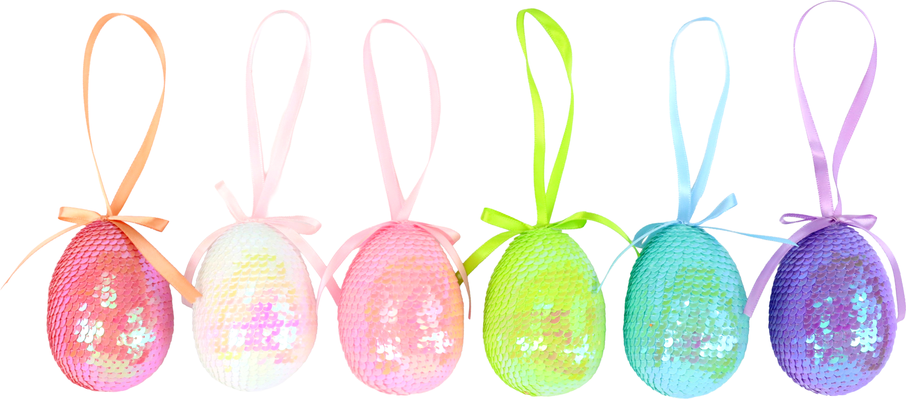 7372 HUEVOS LENTEJ. EASTER GLAM  S/6