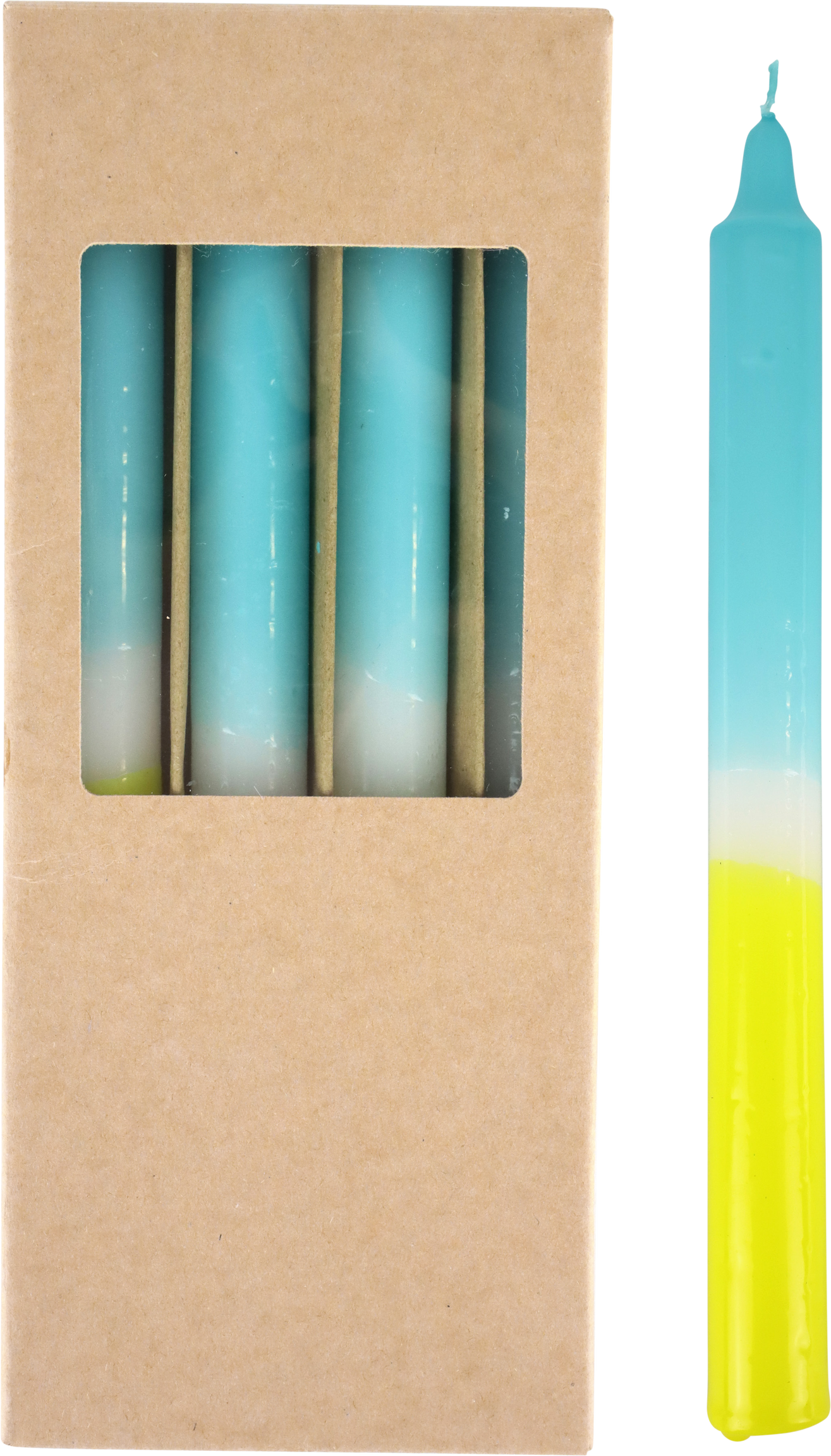 7395 CANDELE DA STABILE OMBRE  4PZ