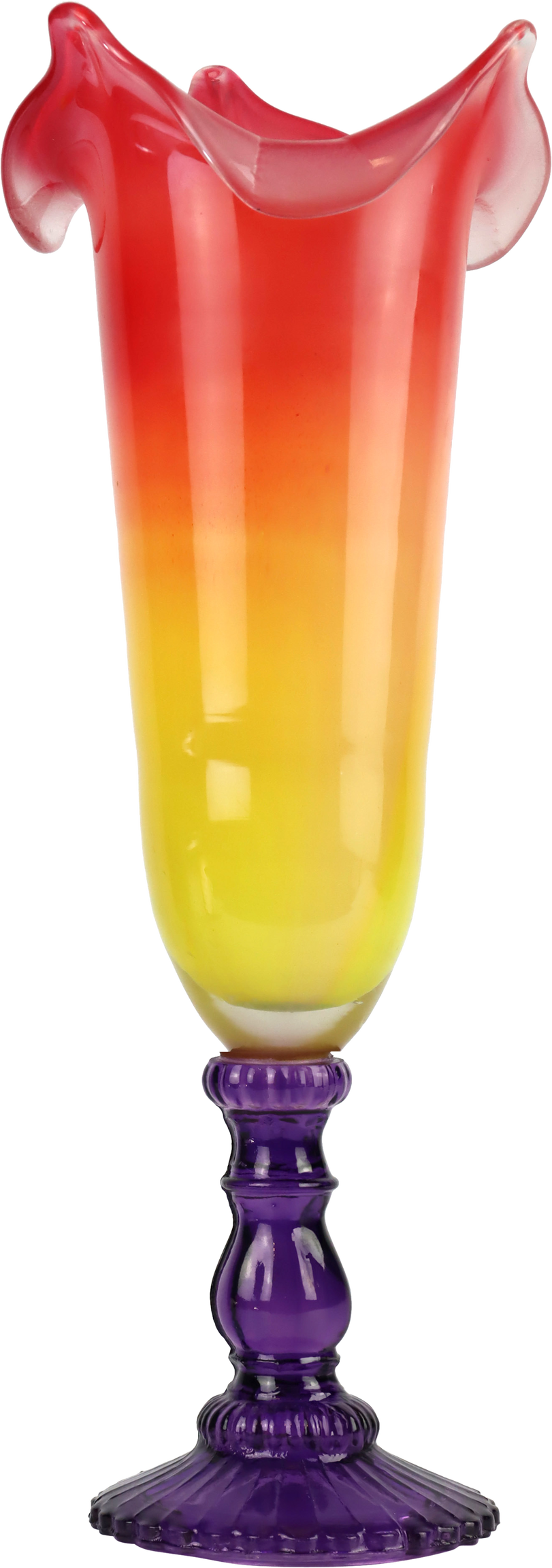 7449 VIDRIO POKAL COLOR BLOOM