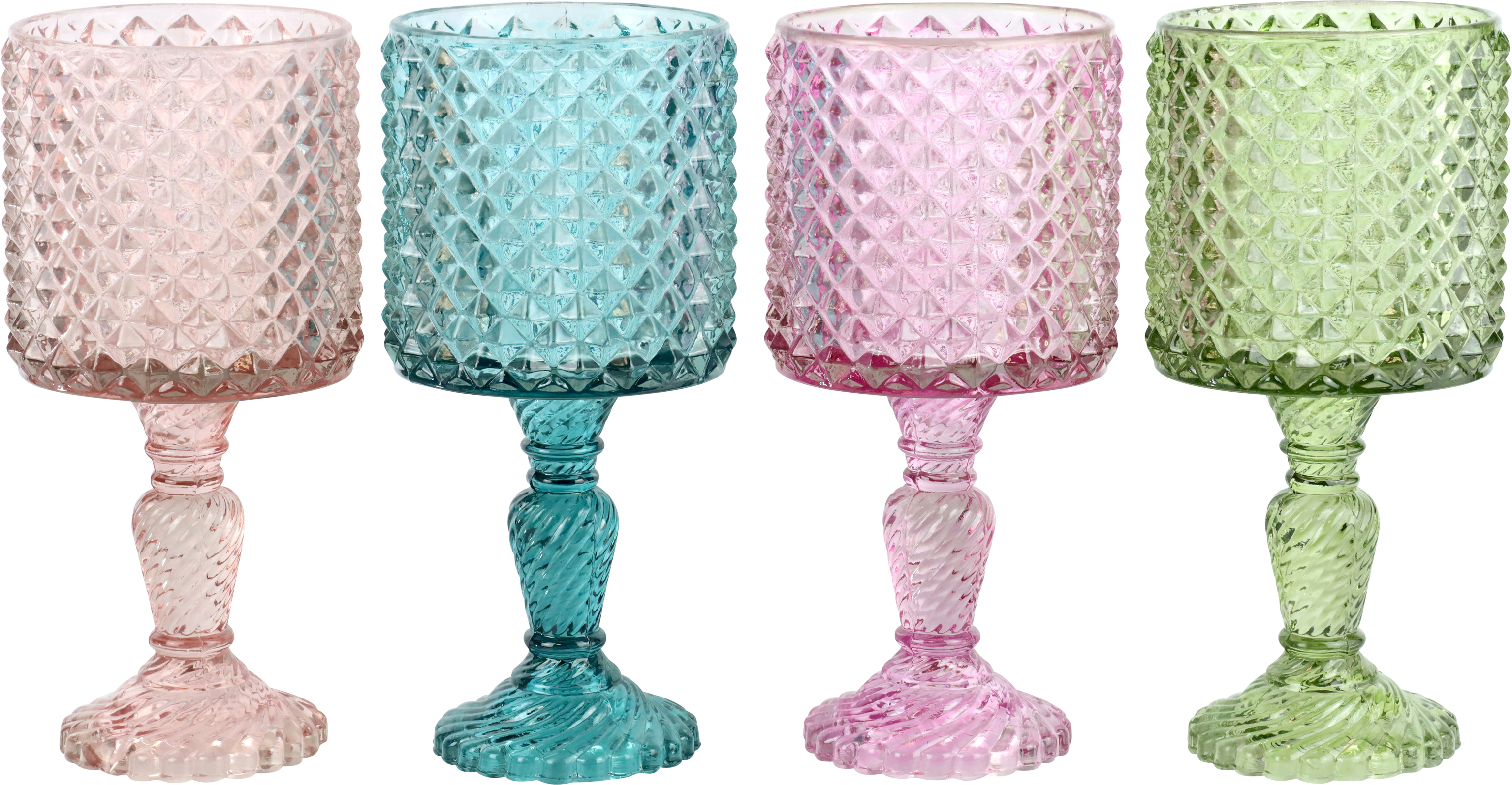 7462 CALICE VETRO FLORAISON  4PZ