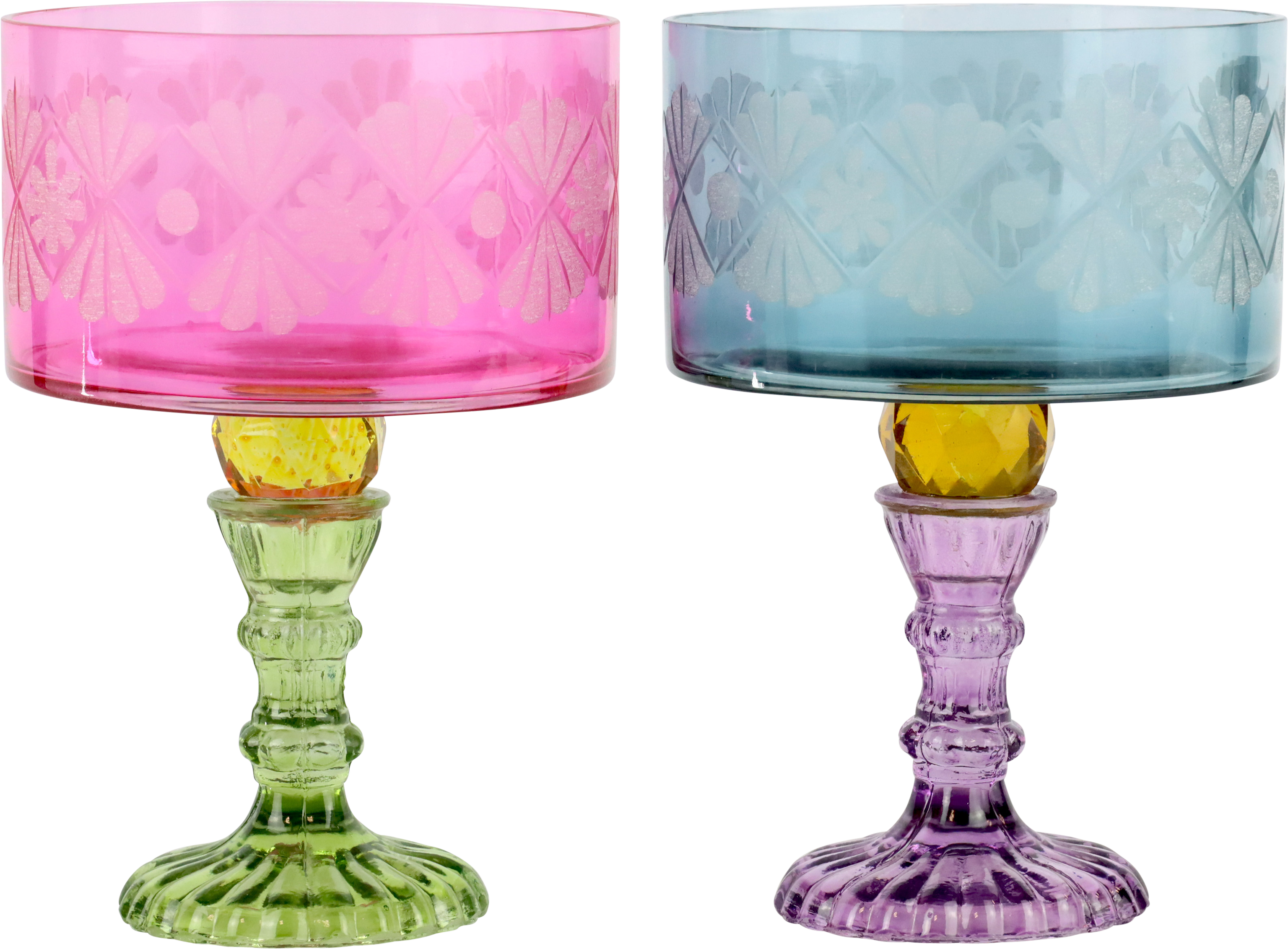 7470 CALICE VETRO FLORAISON  2PZ