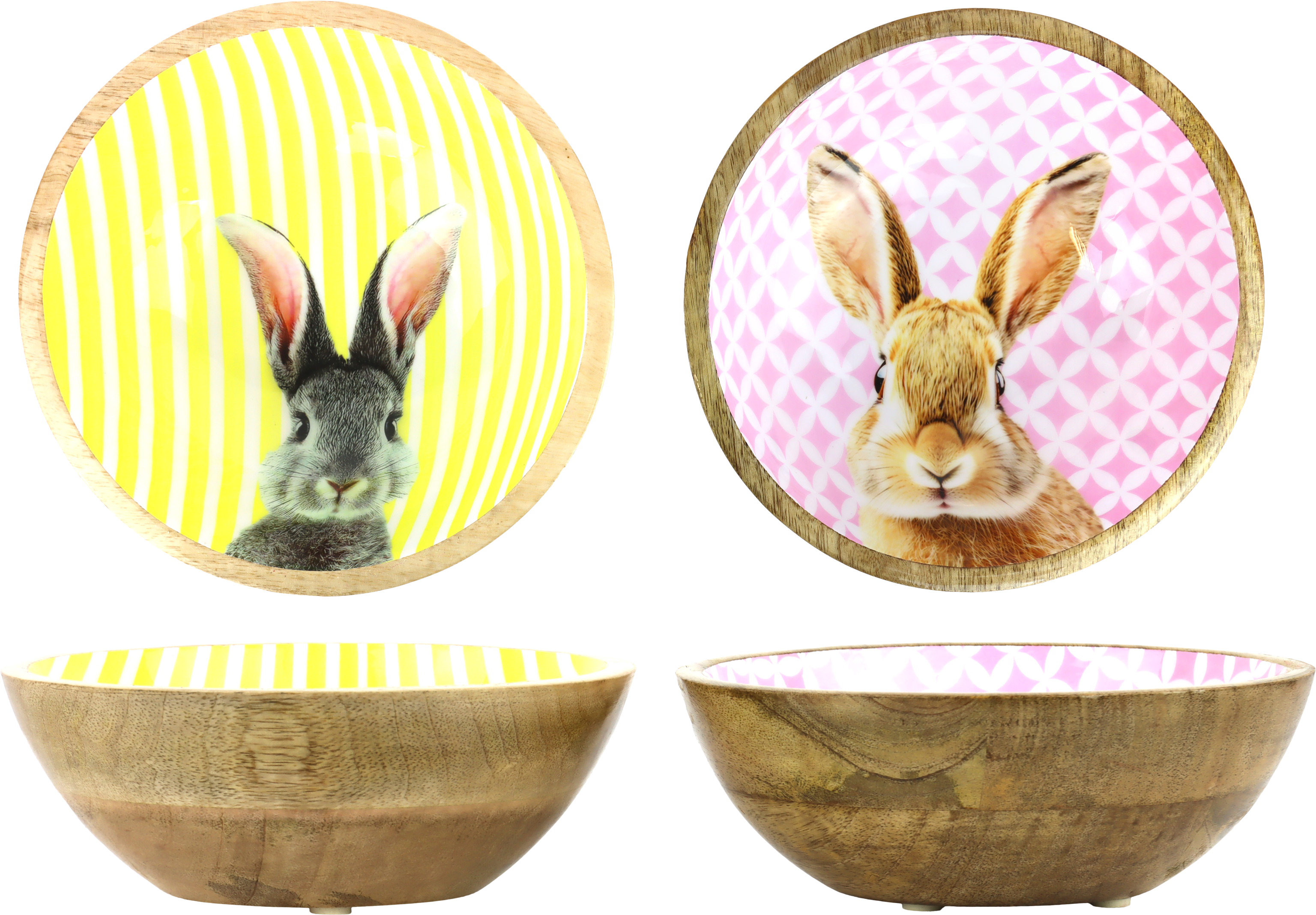 7556 BOWLS BUNNY BLISS  S/2