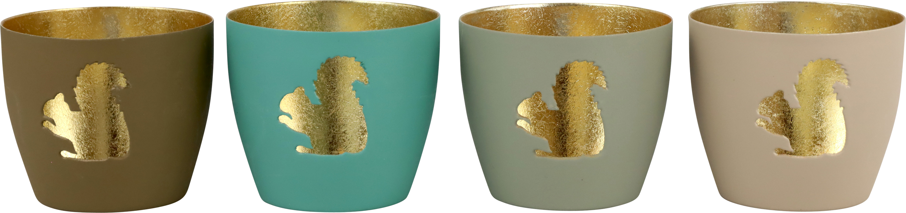 7630 PHOTOPHORES « SQUIRRELS » 4P