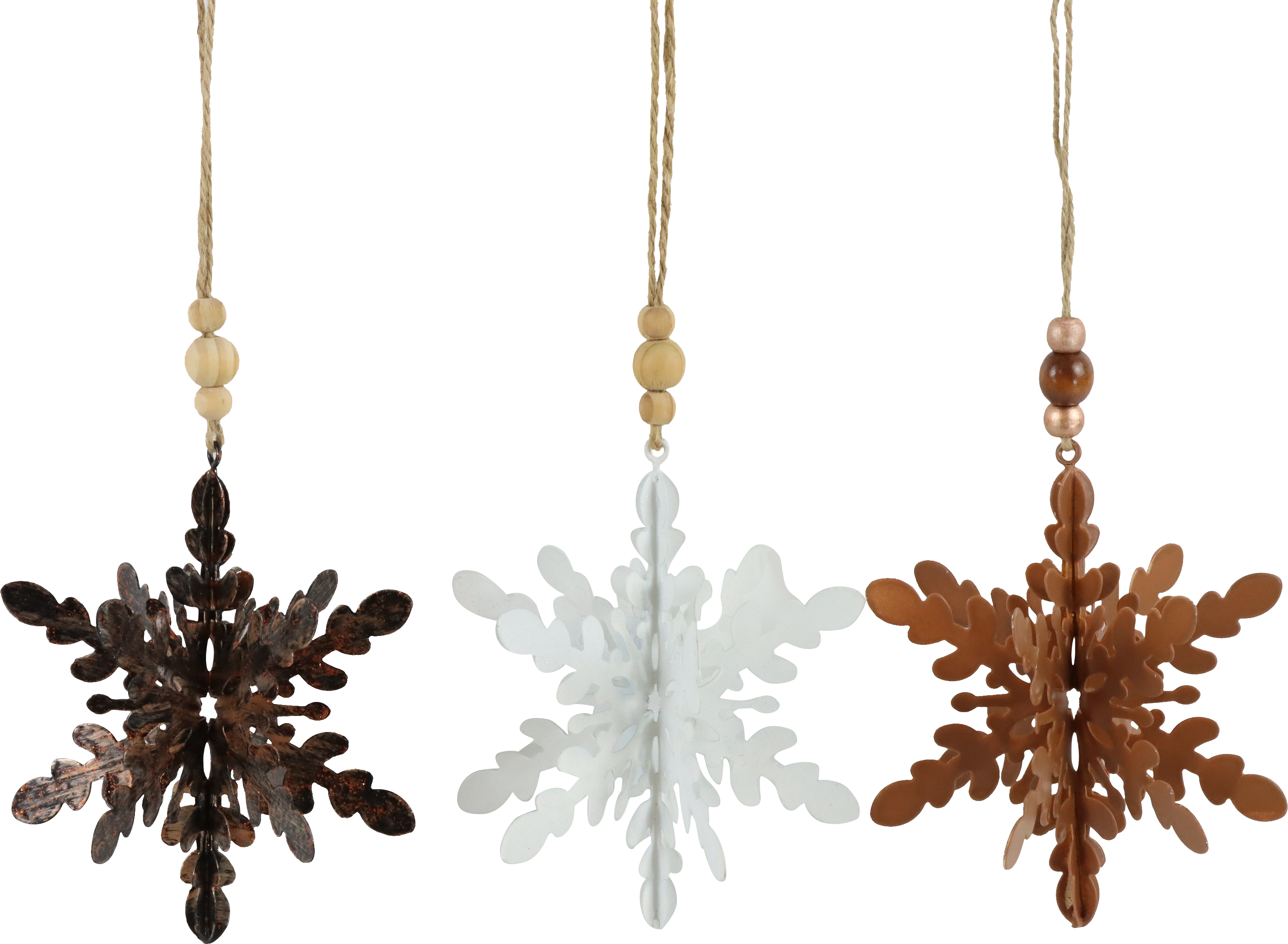 7725 CRISTALES  NATUAL WOOD  S/3