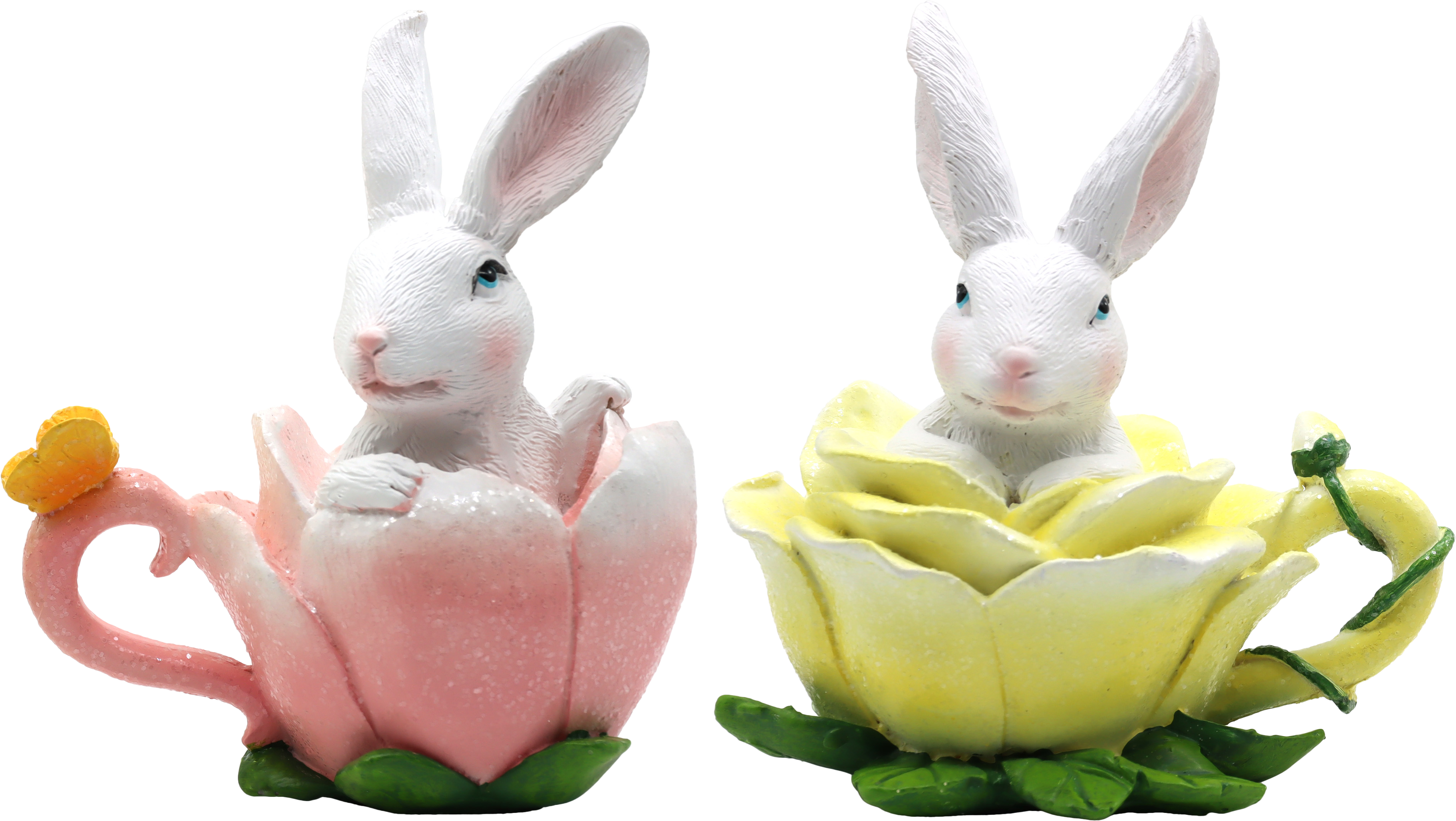 7737 RABBITS IN CUP BELLEBUNNY  S/2