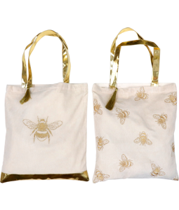 7766 SHOPPING BAG BEE YOURSELF  S/2