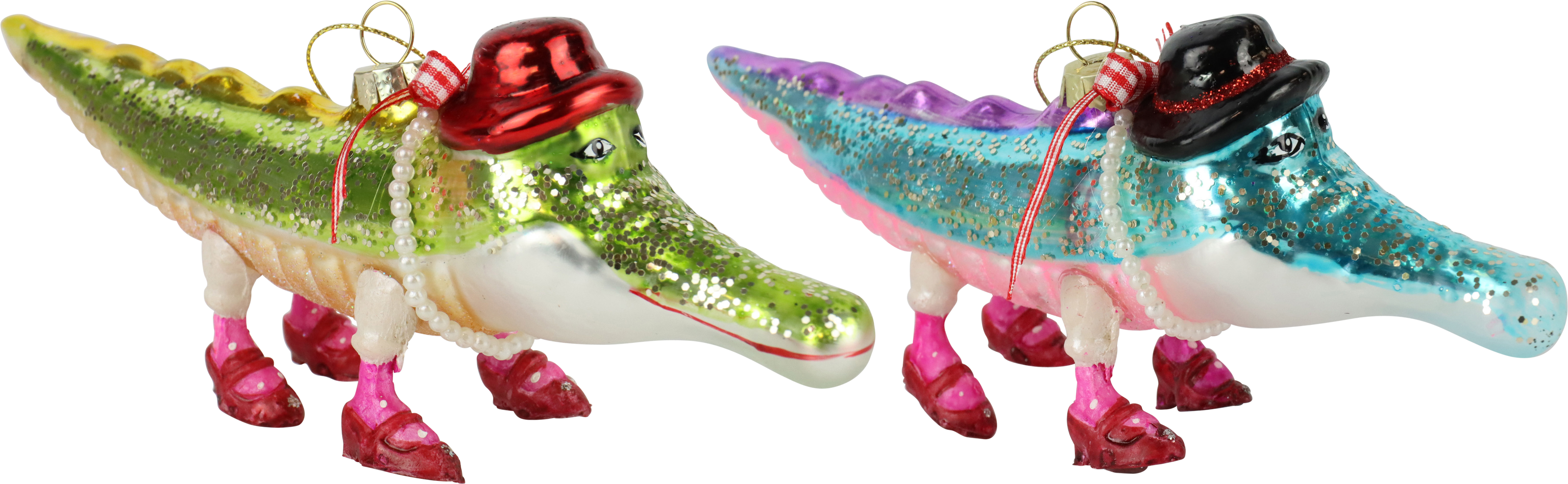 7775 GLASSCHMUCK CRAZY CROCO  S/2