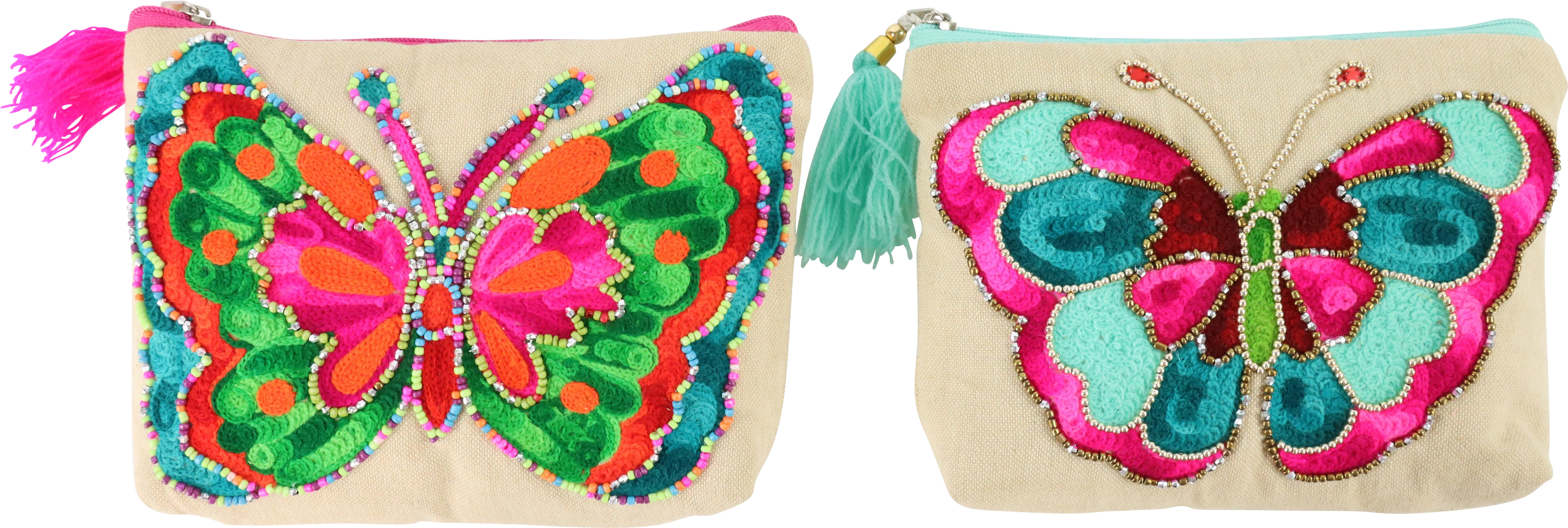 7804 PURSE BUTTERFLY' S/2