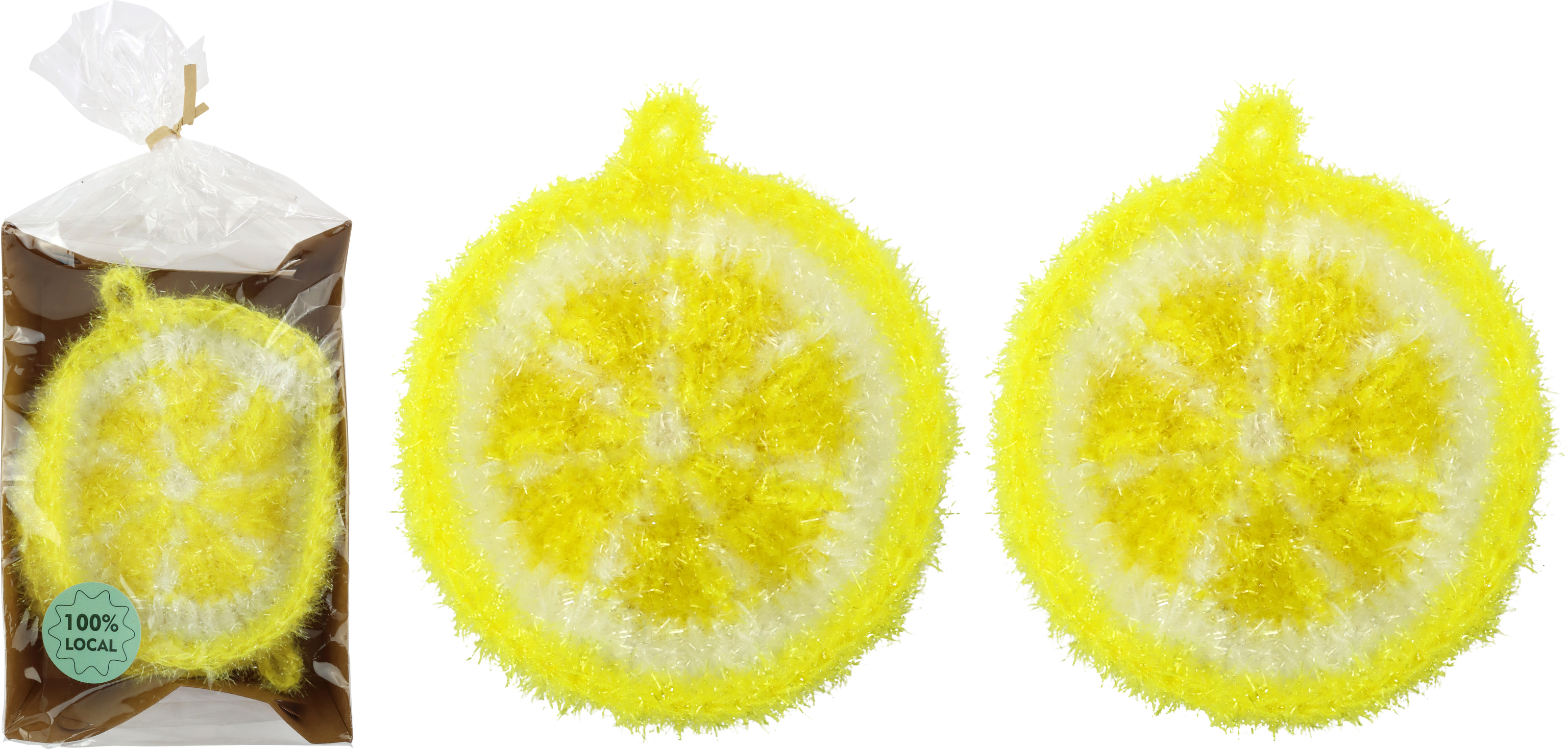 8067 SPUGNE PIATTI  LEMON  2PZ