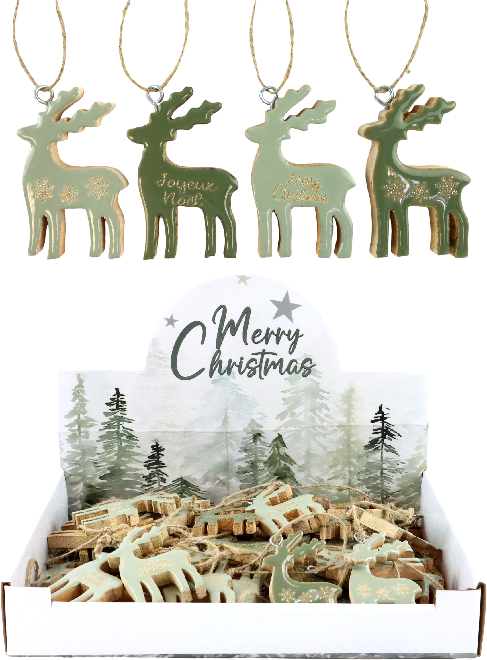 8183 DISPLAYBOX MERRY DEER  S/40