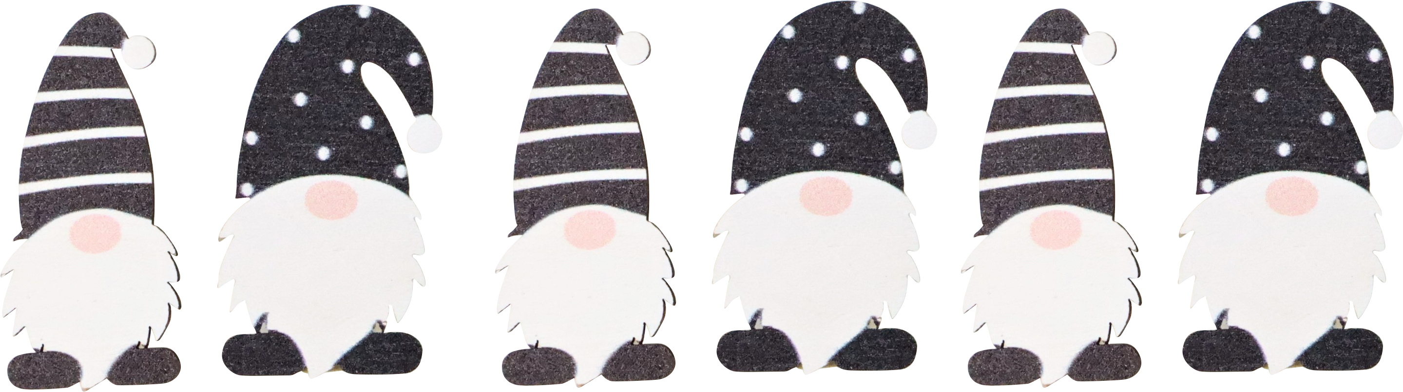 8246 CLING WEIHNACHTSNISSEN  S/6