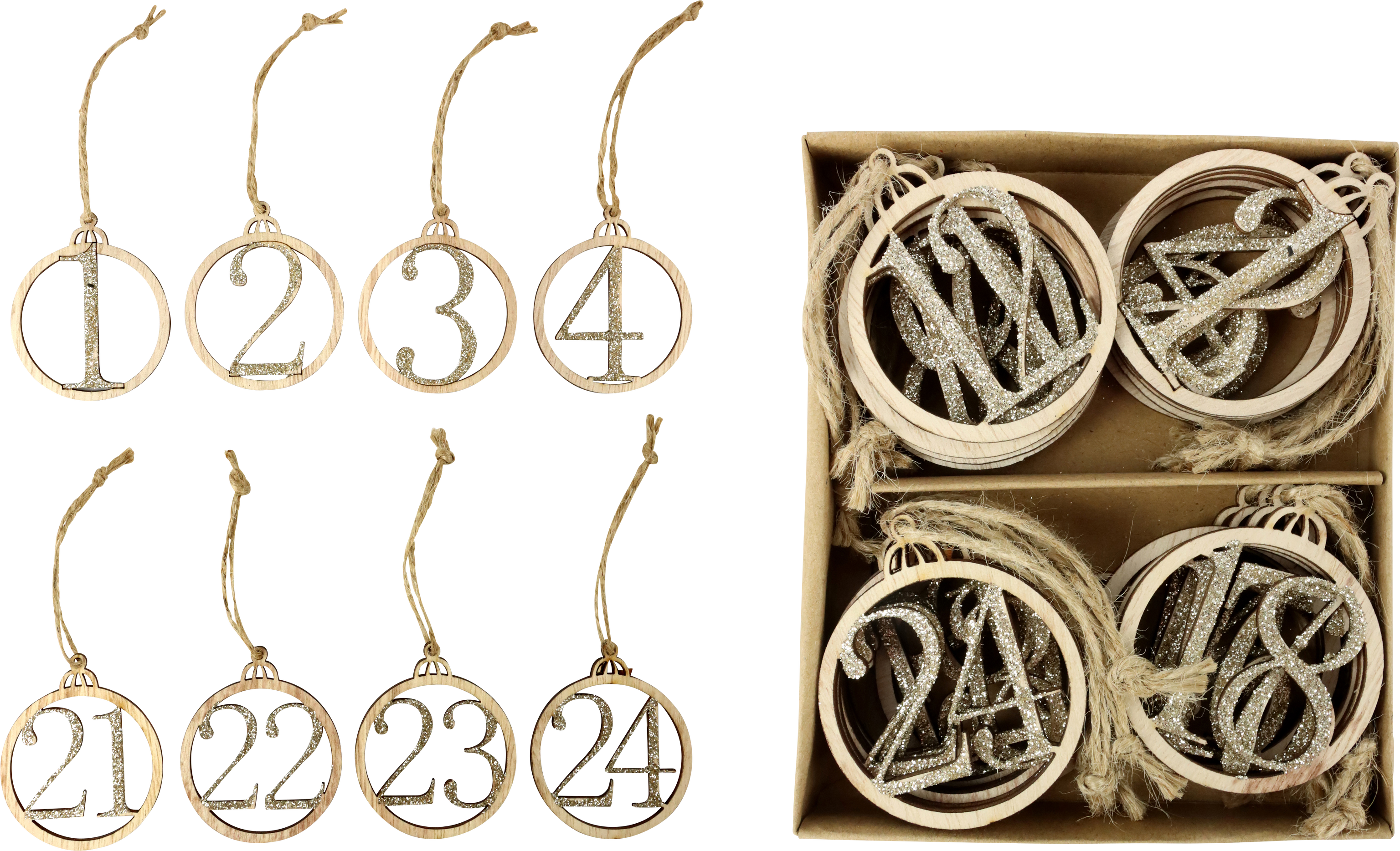 8312 NÚMEROS DE ADVIENTO EN CAJA S/24