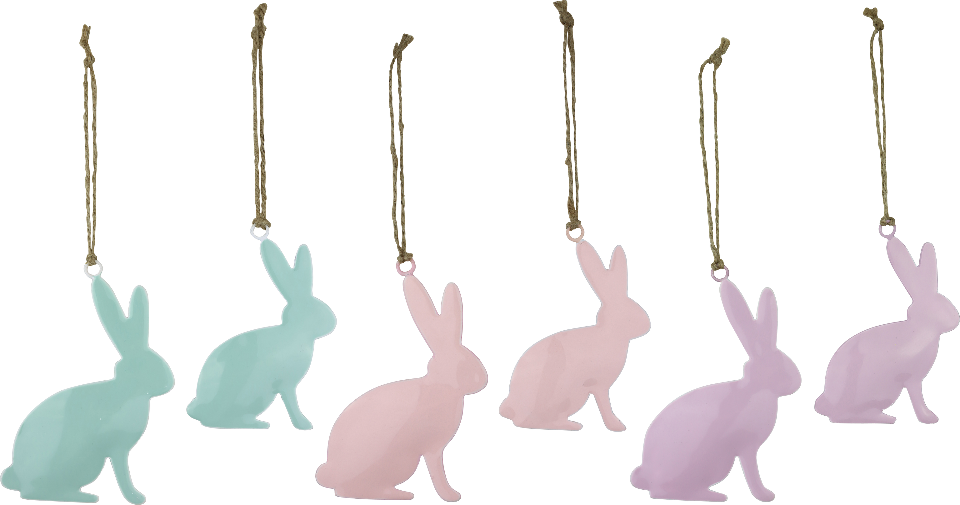 8316 PENDENTI IN METALLO HASEN  6PZ