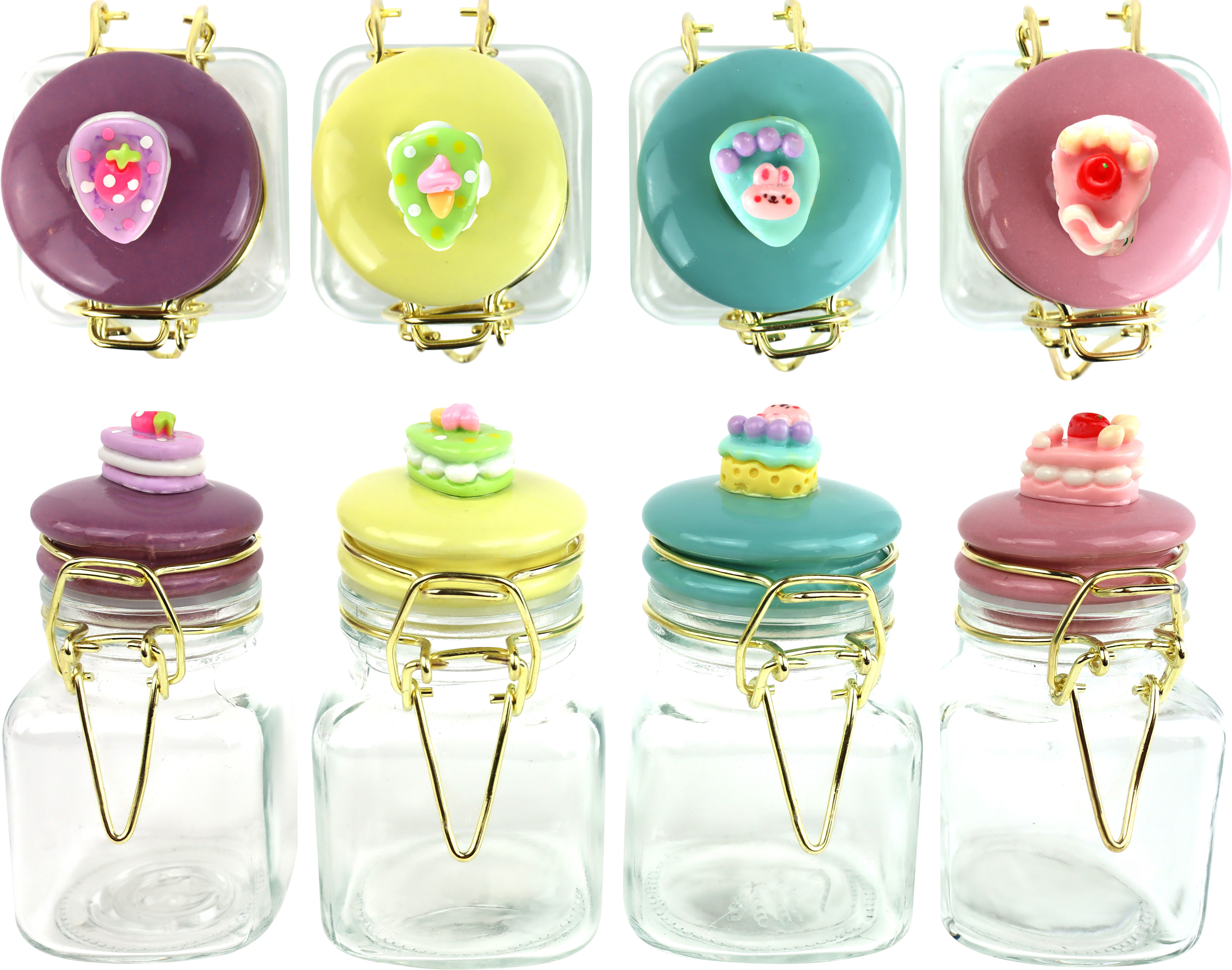 8534 BOÎTES EN VERRE CAKE PARTY  4P