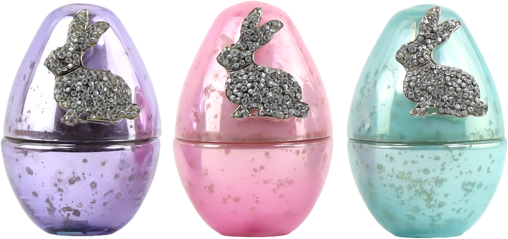 8536 BOÎTES EN VERRE BUNNY BREEZE  3P