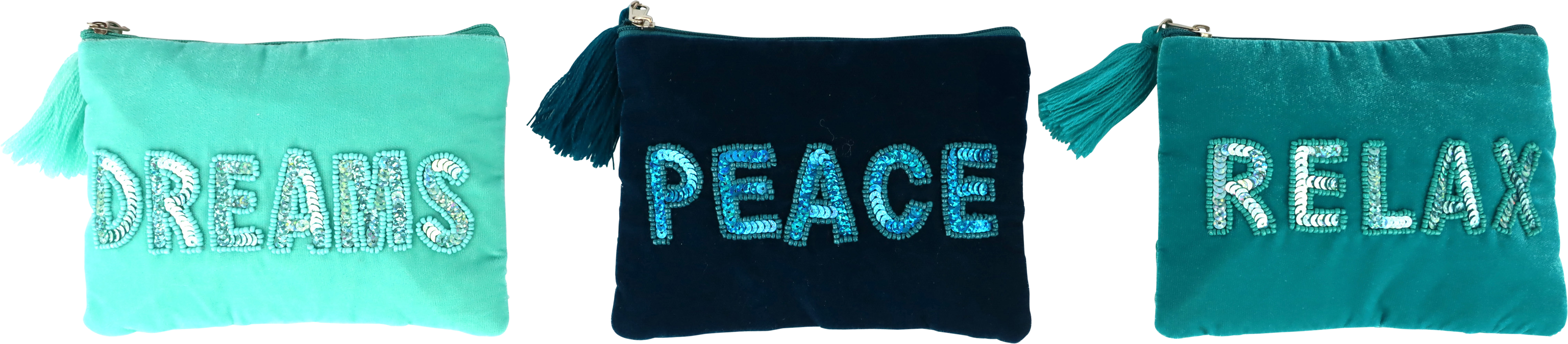 8614 TASCHE POETIC POUCHES  3PZ