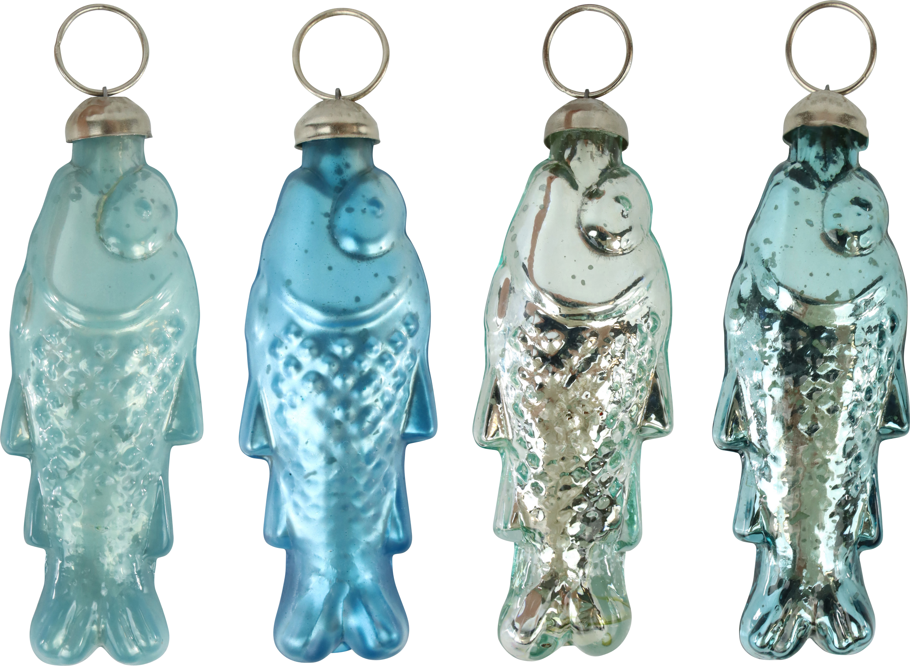 8726 DÉCORATIONS EN VERRE  FISCH  4P