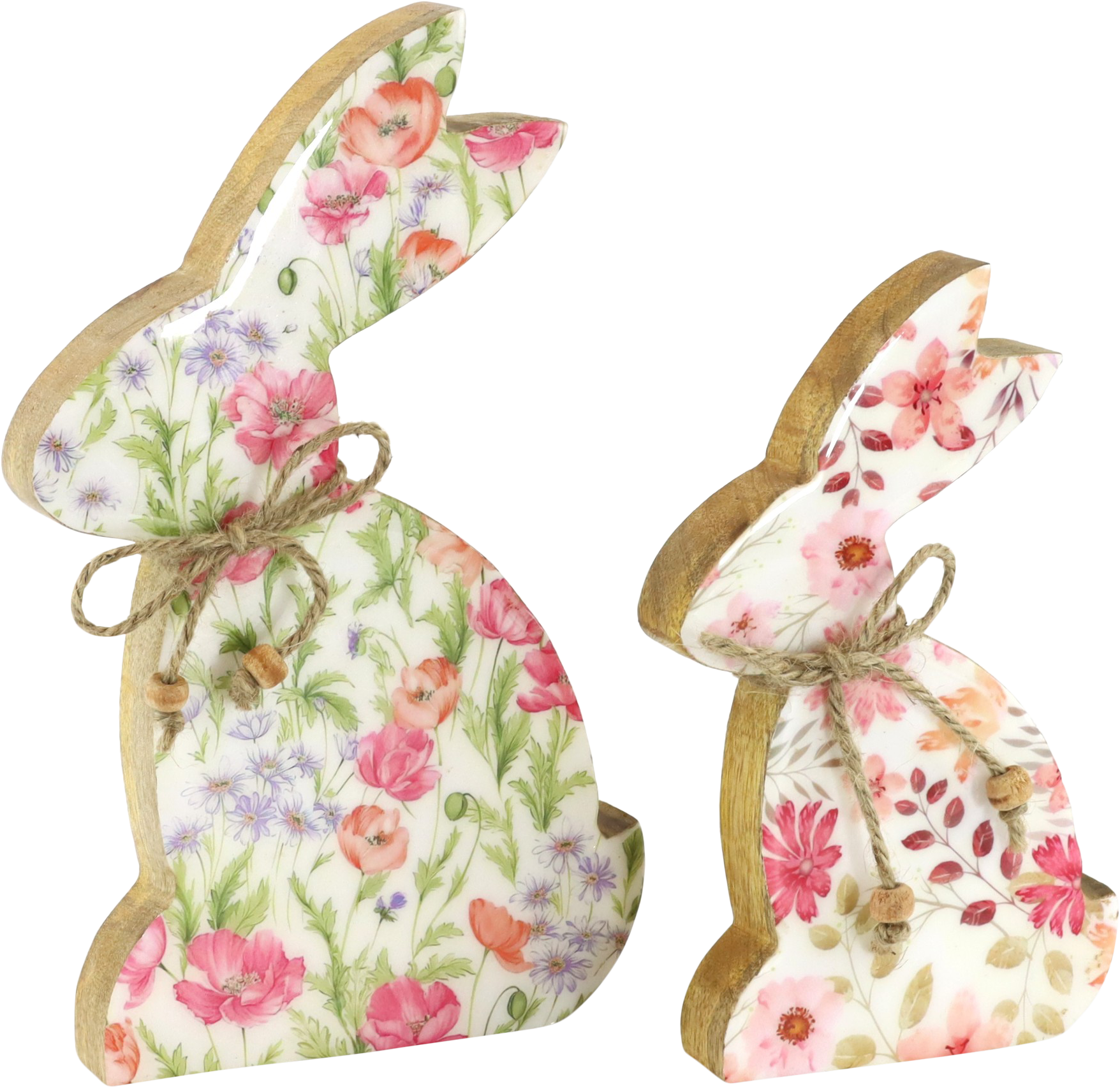 8815 RABBITS  BUNNY BLOOM  S/2