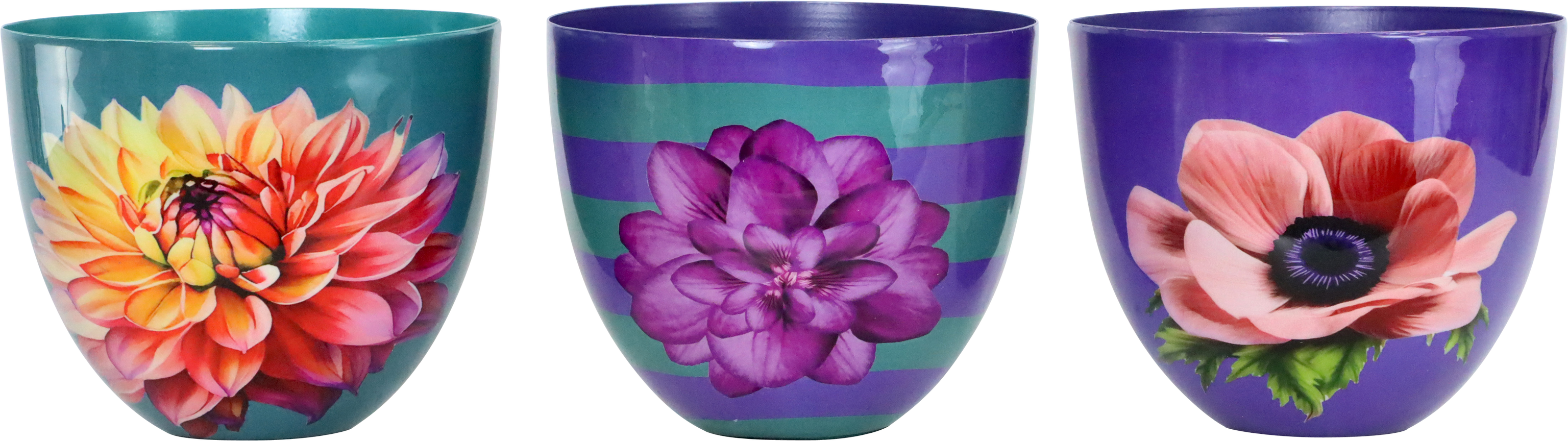 8988 ÜBERTÖPFE BLOSSOM  S/3