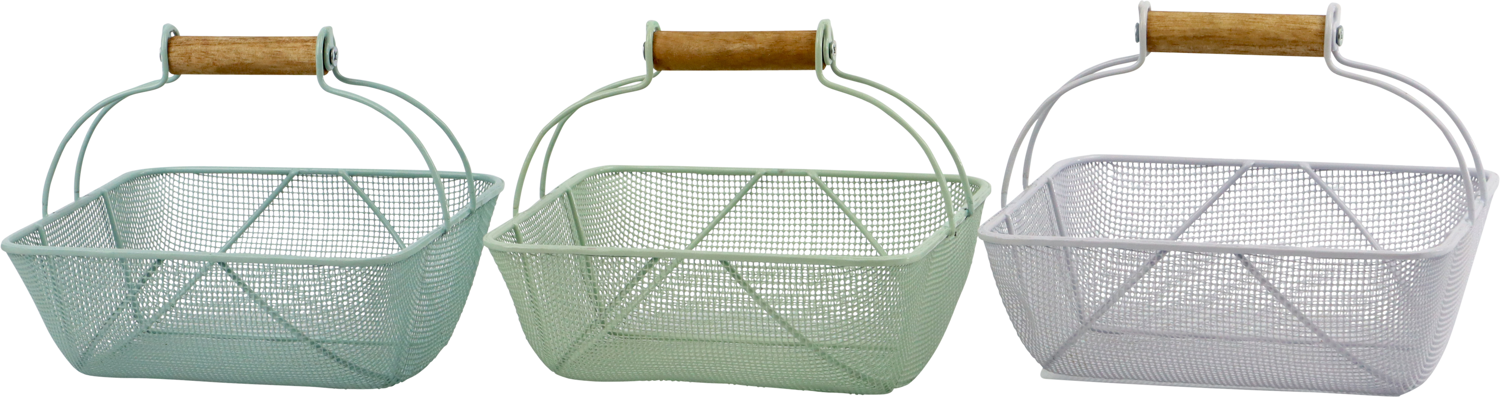 9110 CESTI CON MANICI PRINTEMPS  3PZ