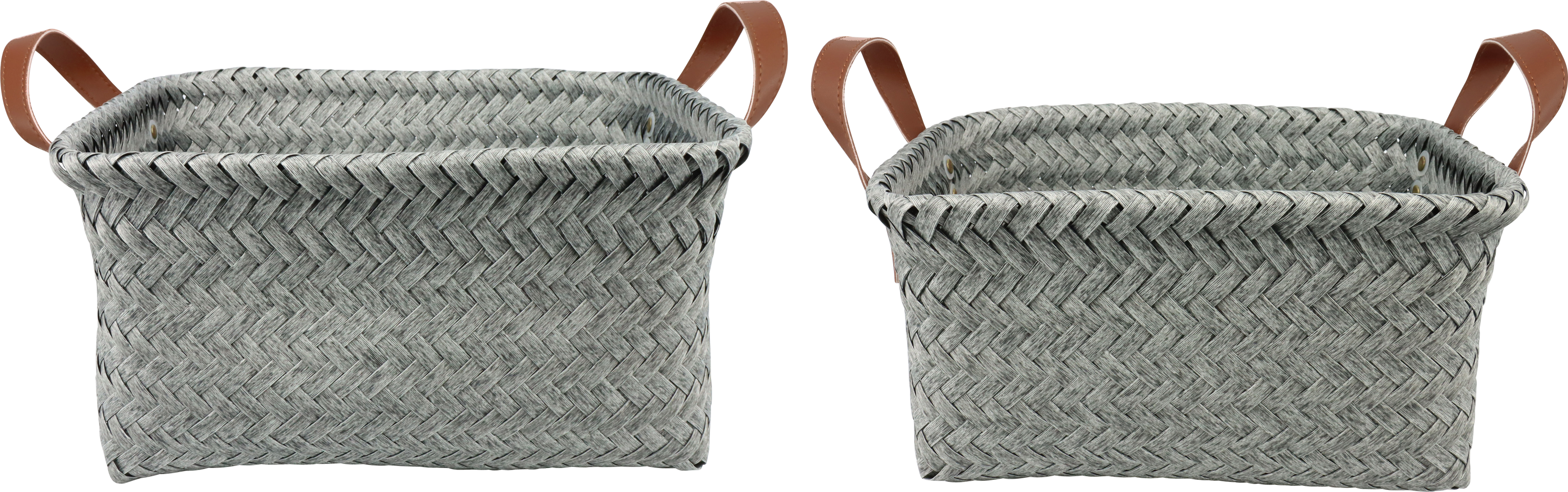 9424 CESTI CON MANICI SANTORIN  2PZ