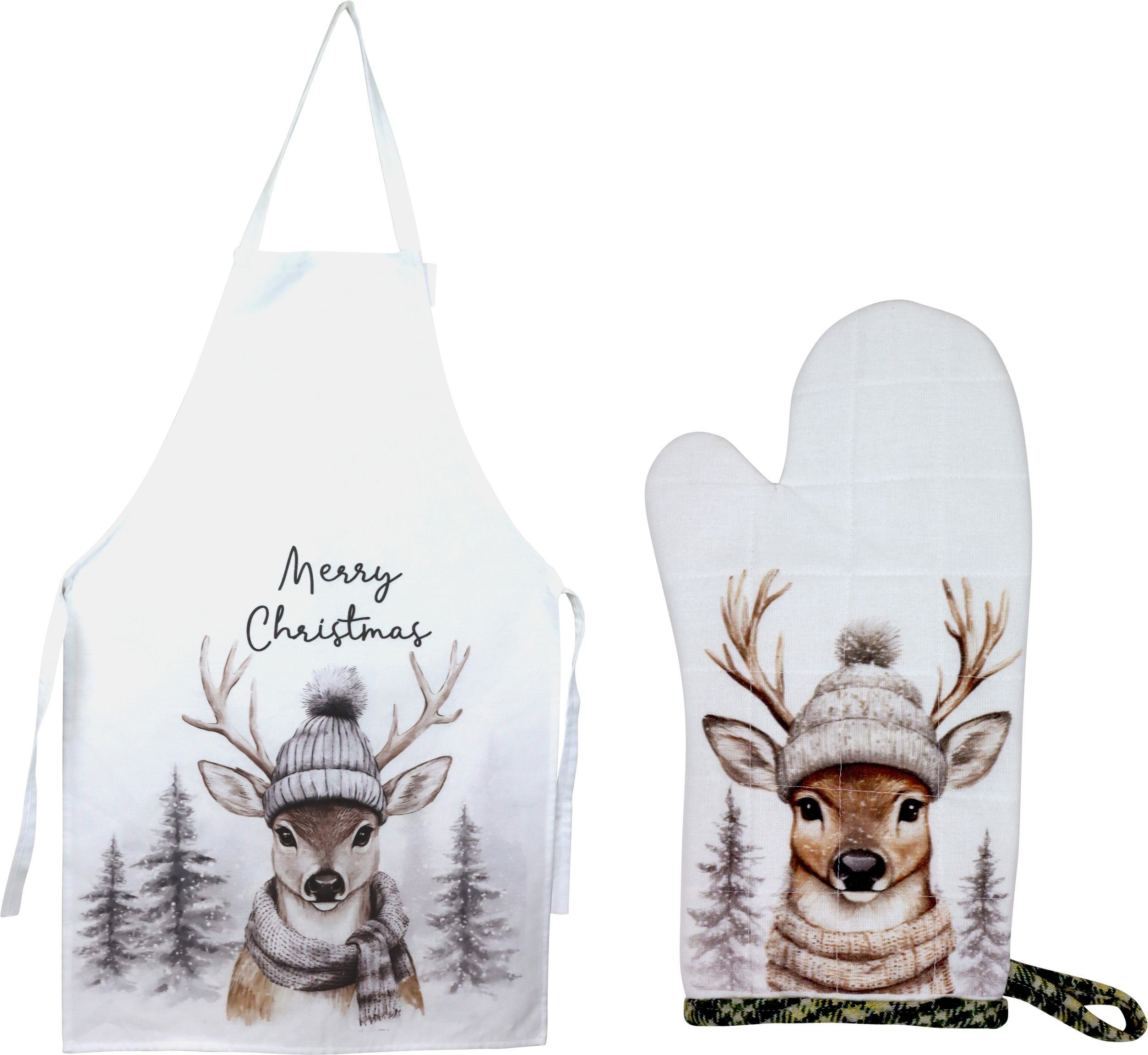 9541 DELANTAL Y CACEROLERO HIRSCH  S/2