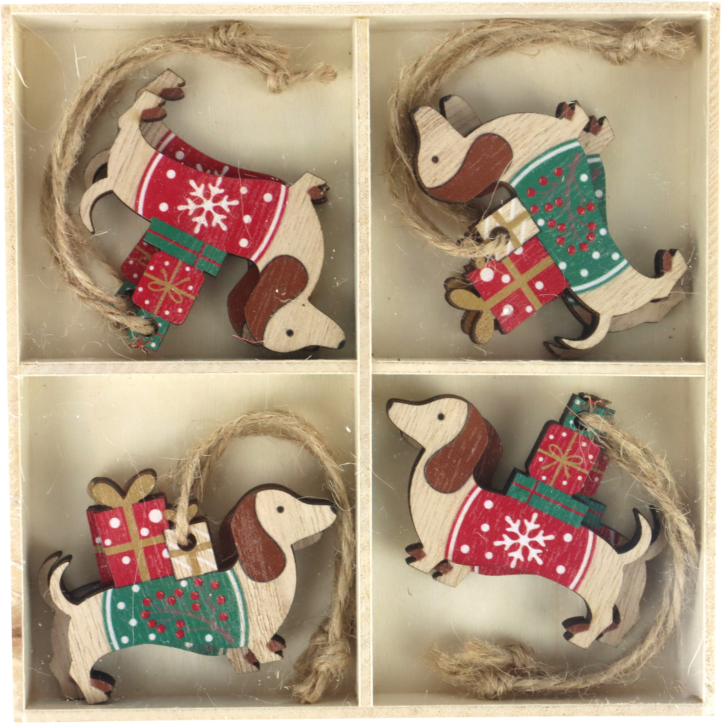 9650 ASA DE MADER WEIHNACHTSDACKEL  S/8