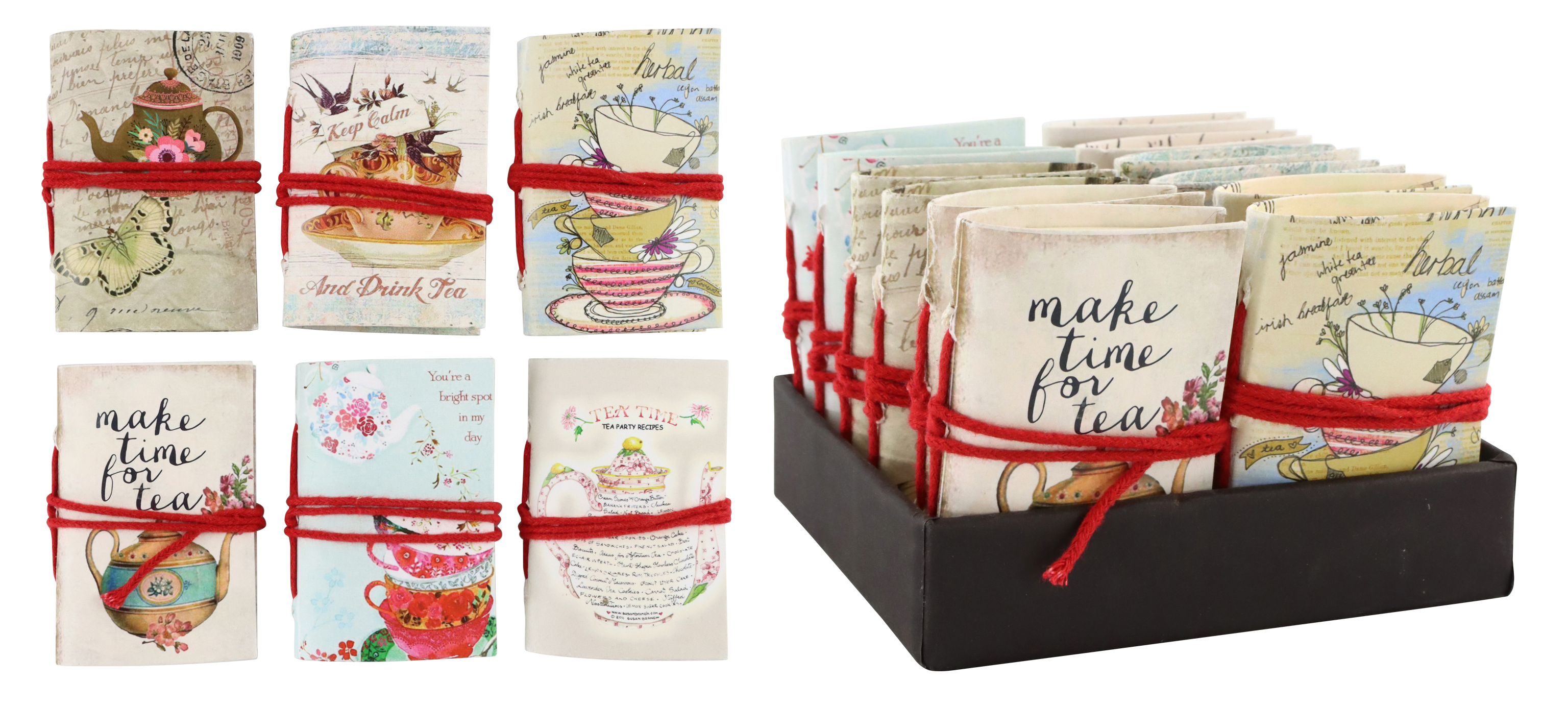 9672 MINIBÜCHER TEA TIME  S/12