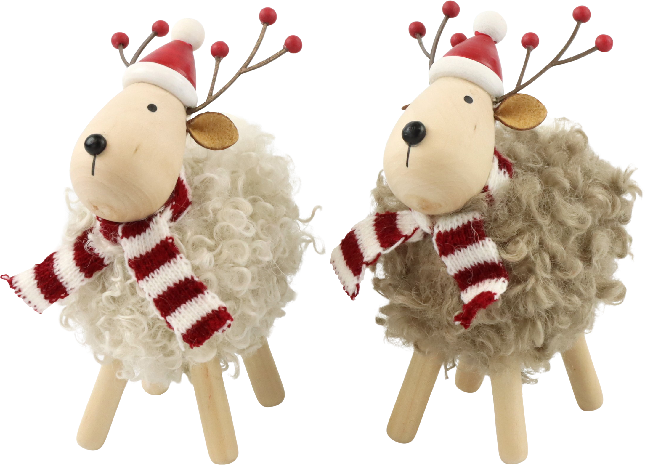 9707 REINDEERS JOLLY DEER  S/2