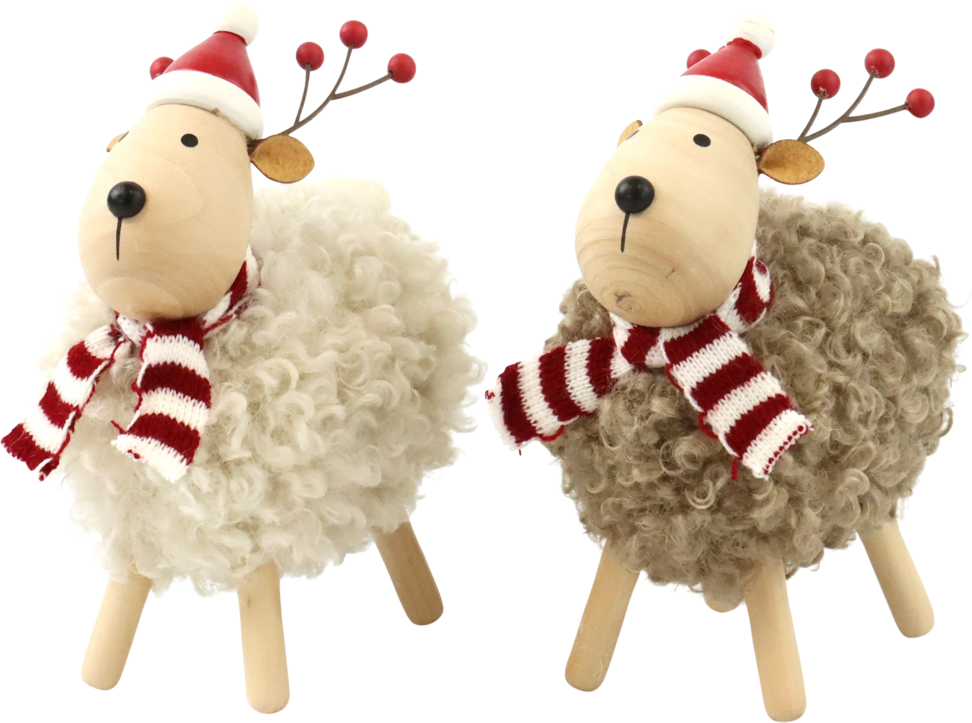 9718 REINDEERS JOLLY DEER  S/2