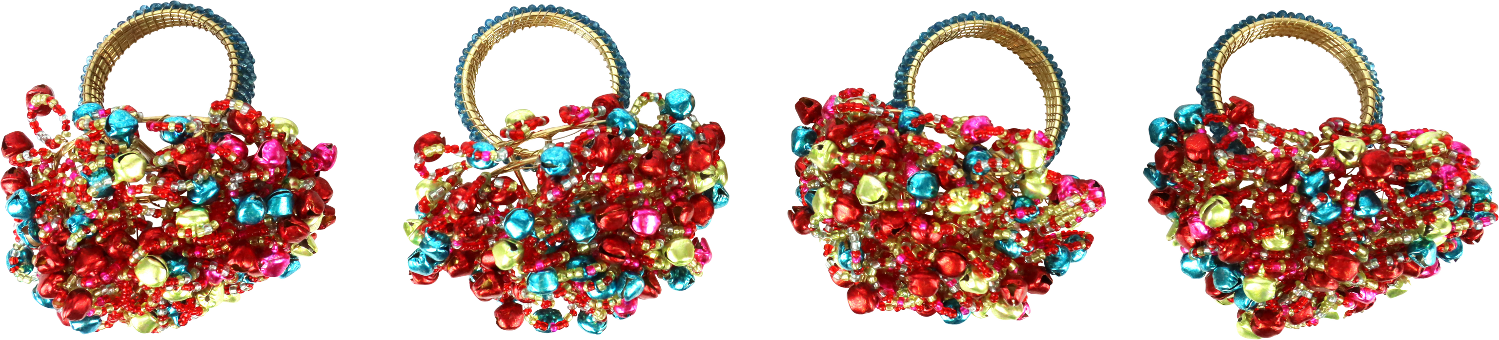 9719 ANELLI DI NAPKIN MULTICOLOR  4PZ