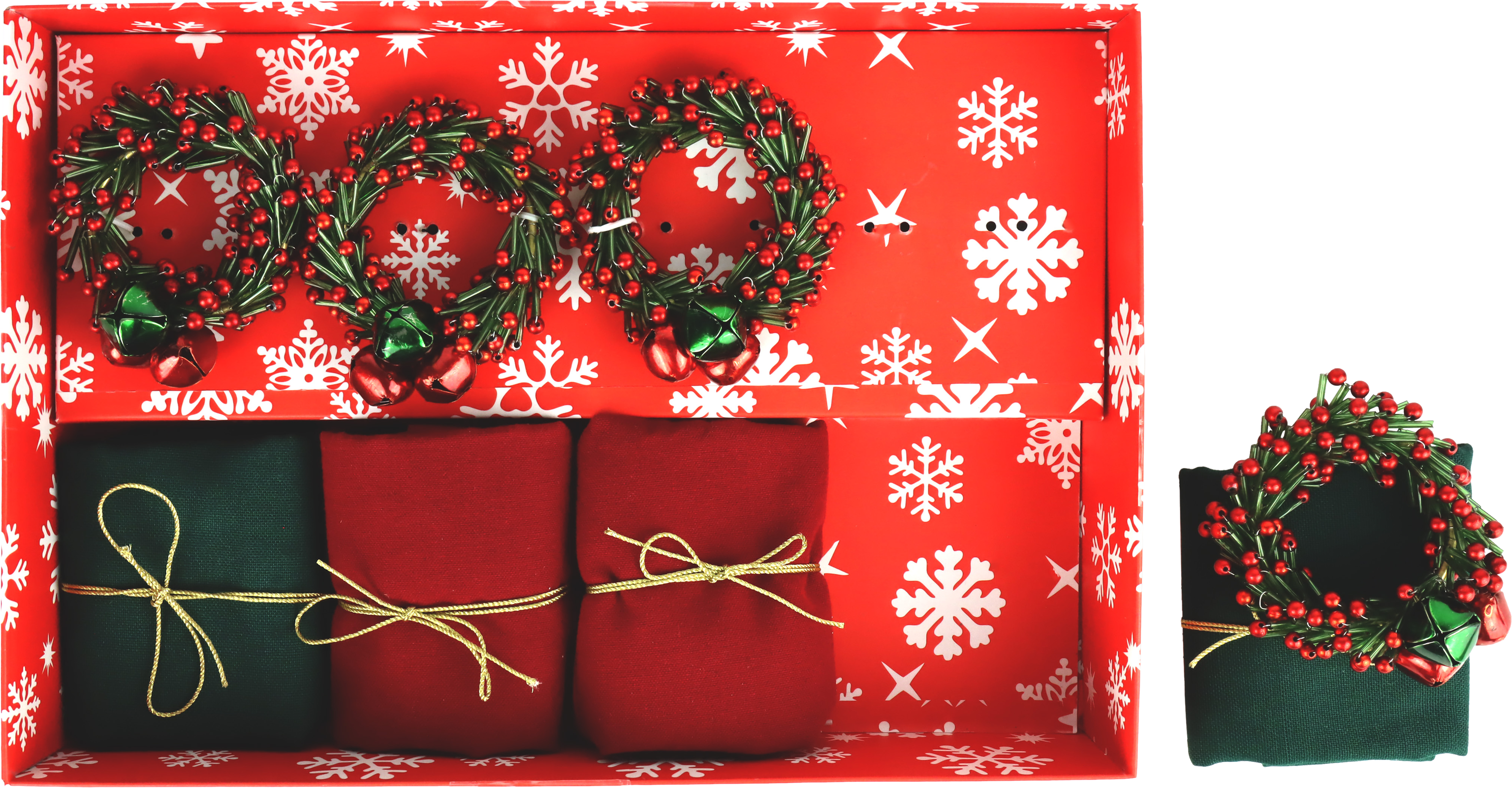 9732 GIFTBOX TABLE CHARM  S/8