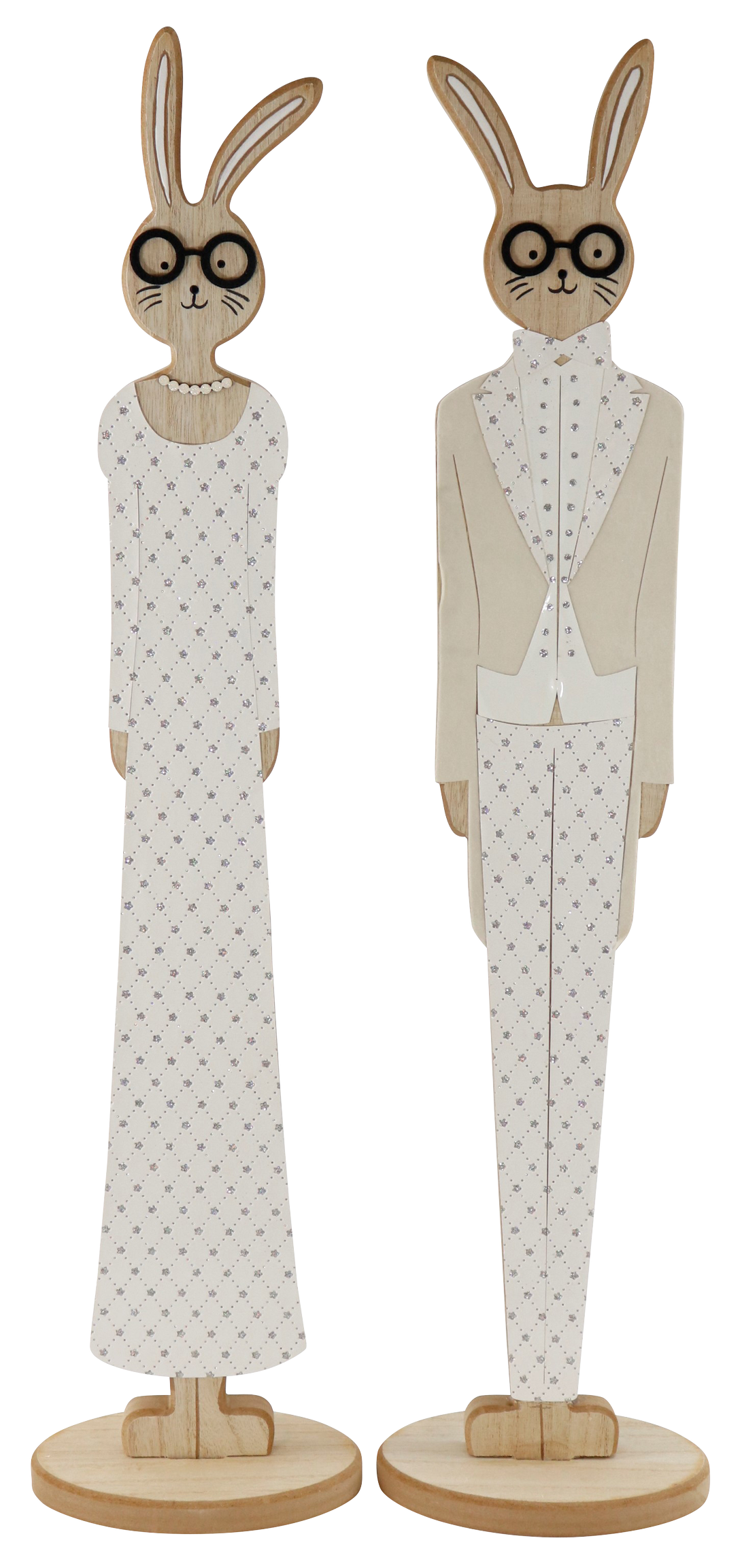 9816 COPPIA CONIGLI  ELEGANCE  2PZ