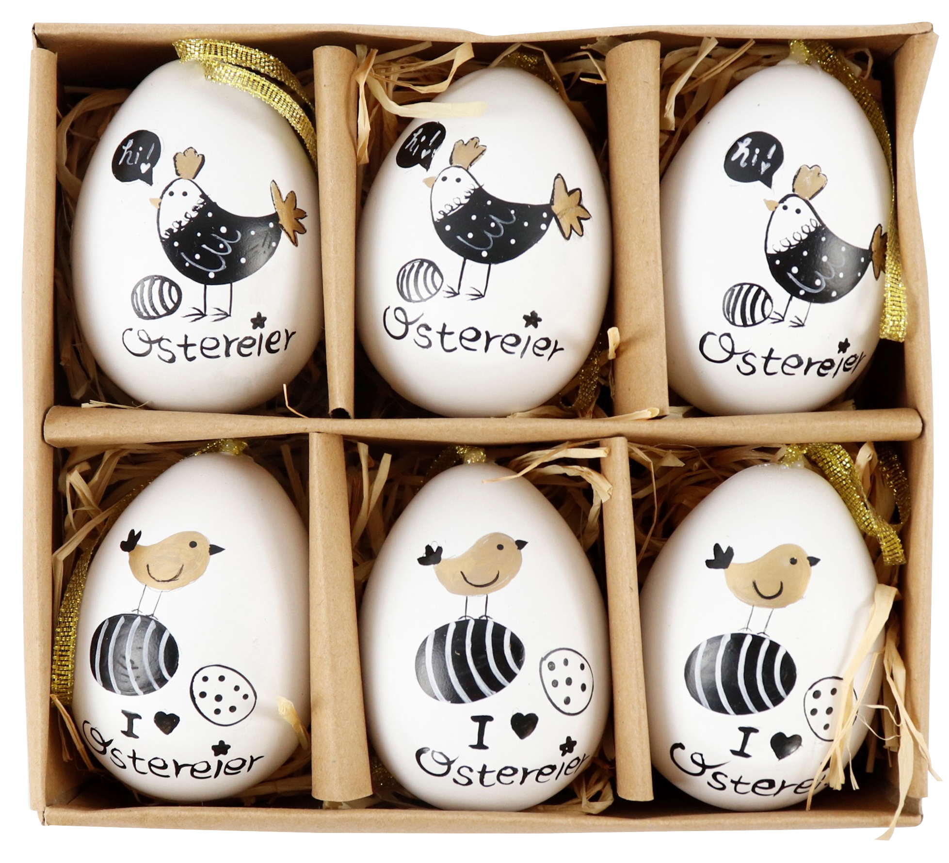 9833 EGGS HAPPY EASTER  S/6