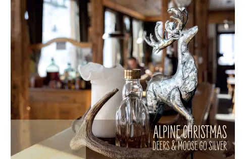 Alpine Xmas - Deers & Moose go silver
